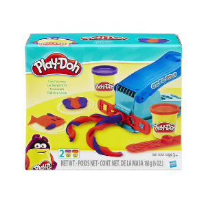 Play-Doh Basic Fun Factory Shape Making Machine with 2 Non-Toxic Play-Doh Colors