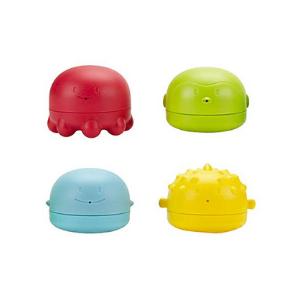 Ubbi Squeeze and Squirt Silicone Mold Free Bath Toys
