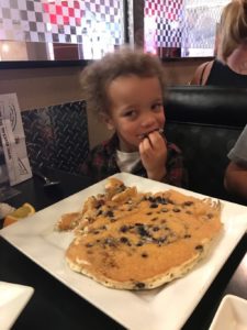Hash house a go go is a great restaurant to eat in Vegas with kids