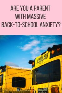 back-to-school anxiety