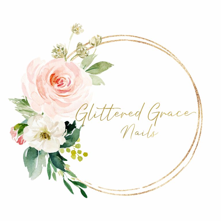 Glittered Grace Nails
