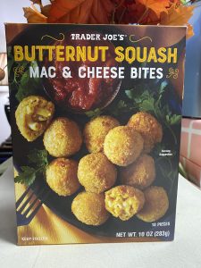 Trader Joe's Fall Must Haves - Butternut Squash Mac & Cheese Bites