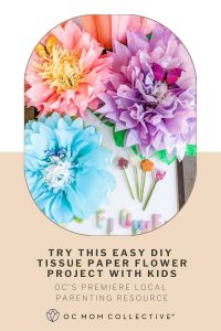 Try This Easy DIY Tissue Paper Flower Project With Kids PIN