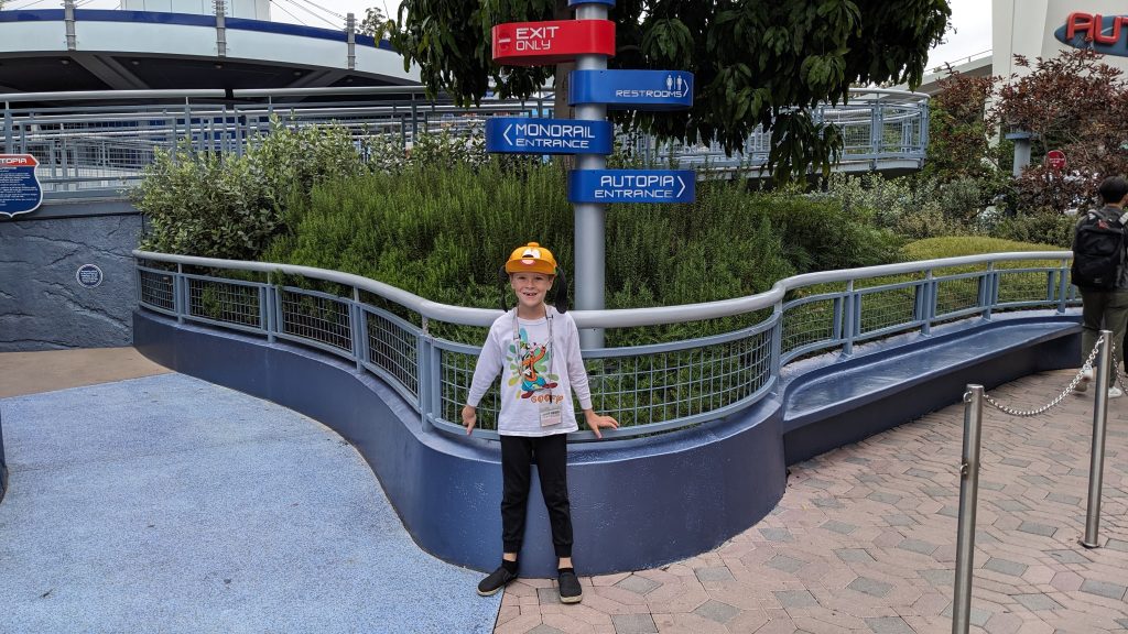 Disneyland Resort this summer with kids - monorail entrace